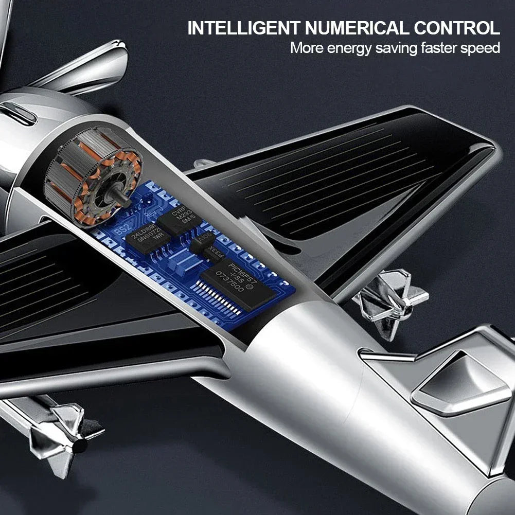 New Car Aromatherapy Solar Airplane Decoration Solar Aircraft Interior Vehicle Supplies Decoration Car Ornaments