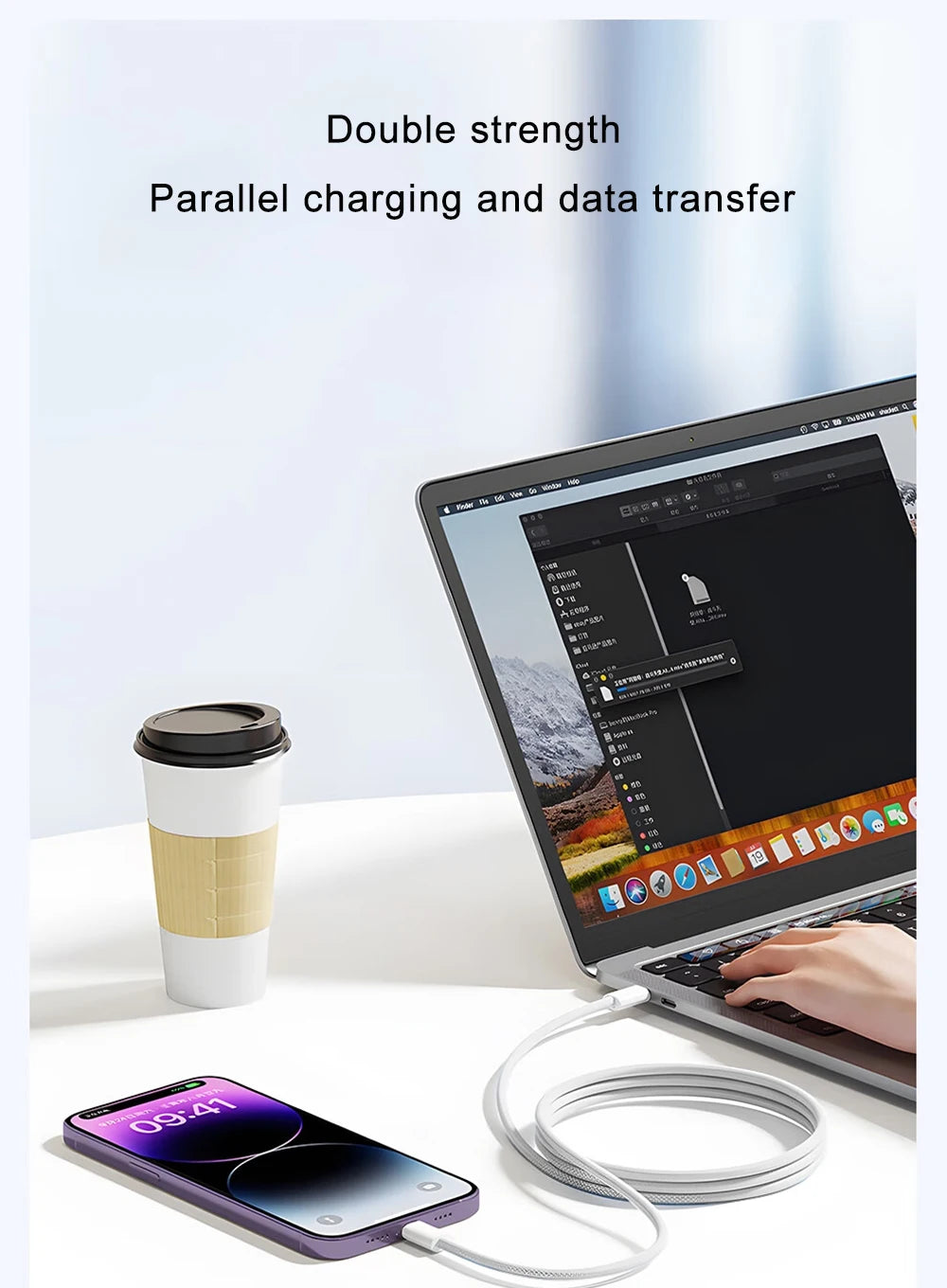 30W Fast Charging USB Cable For iPhone 14 13 12 11 Pro Max 8 7 6 Plus XS X XR Type C Data Line 2M Quick Charge Phone Accessories