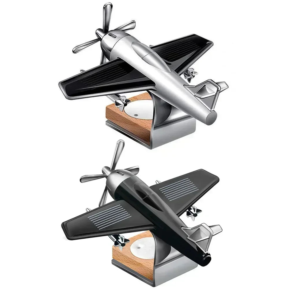 New Car Aromatherapy Solar Airplane Decoration Solar Aircraft Interior Vehicle Supplies Decoration Car Ornaments