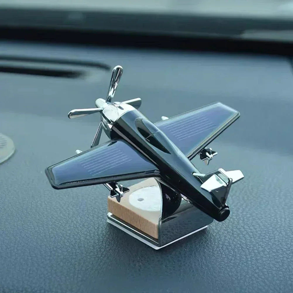 New Car Aromatherapy Solar Airplane Decoration Solar Aircraft Interior Vehicle Supplies Decoration Car Ornaments